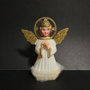 Vintage Christmas Doubl Glo Angel Tree Topper